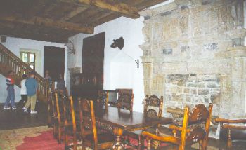 dining room of Donegal Castle