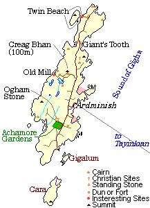 Gigha map