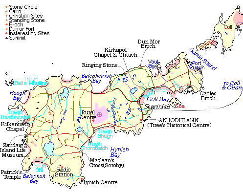 Tiree map