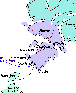 Isle of Harris map