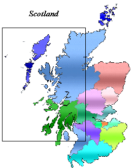 the whole map of Scotland 