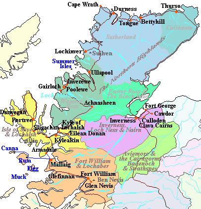 Highland map