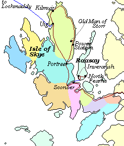 Isle of Skye map