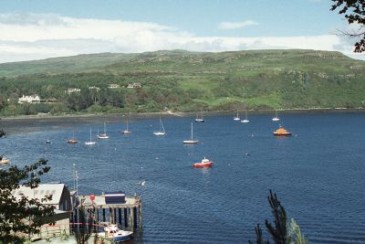 Portree Harbour from the Lump