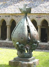 a object in Iona Abbey Cloister