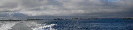 Leverburgh from the boat