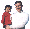 Papa and Sara. No background. 1999/11. (14.jpg 30k)