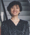 Emi in an evening dress. In Kounonike, 1994. (16.jpg 44k)