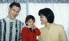 Family in Sara's room by curtain. 1999/12. (8.jpg 55k)