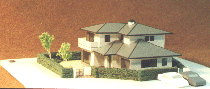 Model of our Home in Nishinomiya, Japan. (118k)